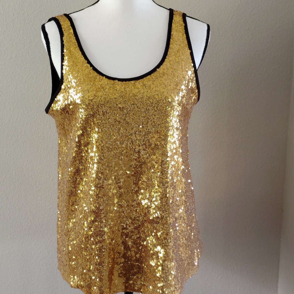 Dressy Sequined Tank Top - NWT
